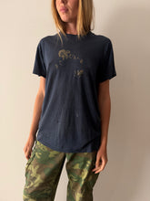 Thrashed Navy Tee