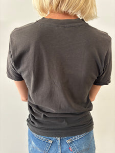 Plain Black Pocket Tee