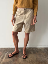 Raw Hem Tan Carhartt Shorts 34w