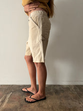 Raw Hem Tan Carhartt Shorts 34w