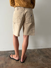 Raw Hem Tan Carhartt Shorts 34w