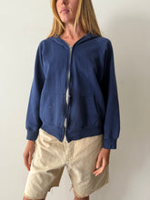 Navy Zip-Up Hoodie