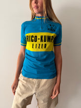 60s Blue & Yellow Cycling Jersey