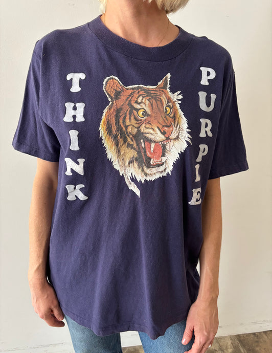 Think Purple Tiger Tee