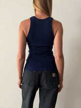 60s Blue French Cotton Tank