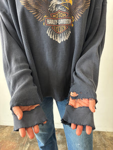 Big Thrashed Harley Davidson Thermal