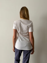 Gap White V-Neck Made in USA Tee
