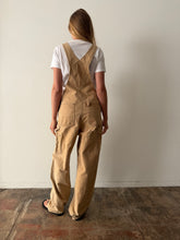 worn 70s/80s Tan Carhartt Overalls