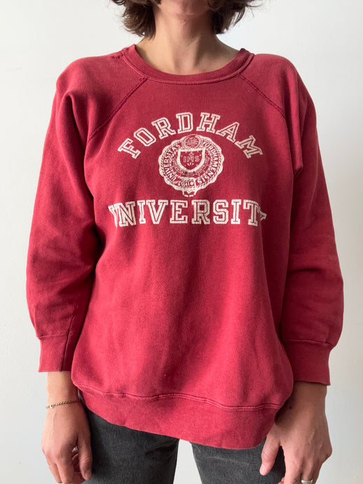 70s Fordham University Sweatshirt