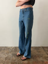 Embroidered Flare Jeans