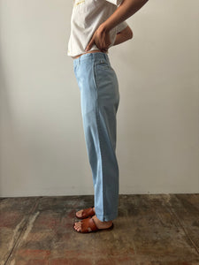 60s Light Blue Faded Work Pants