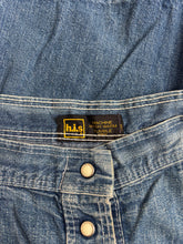 70s Snap Denim Skirt 23w