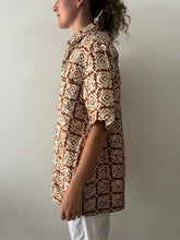 Silk Batik Patterned Shirt