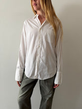60s White Button Down Shirt