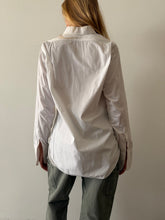 60s White Button Down Shirt