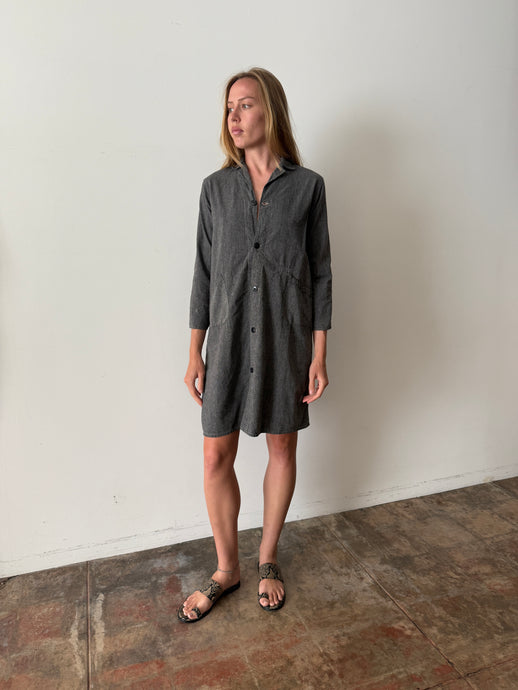 40s French Salt & Pepper Work Jacket
