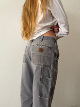 Faded Gray Carhartt Doubleknee Pants 31w