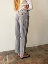 Faded Gray Carhartt Doubleknee Pants 31w