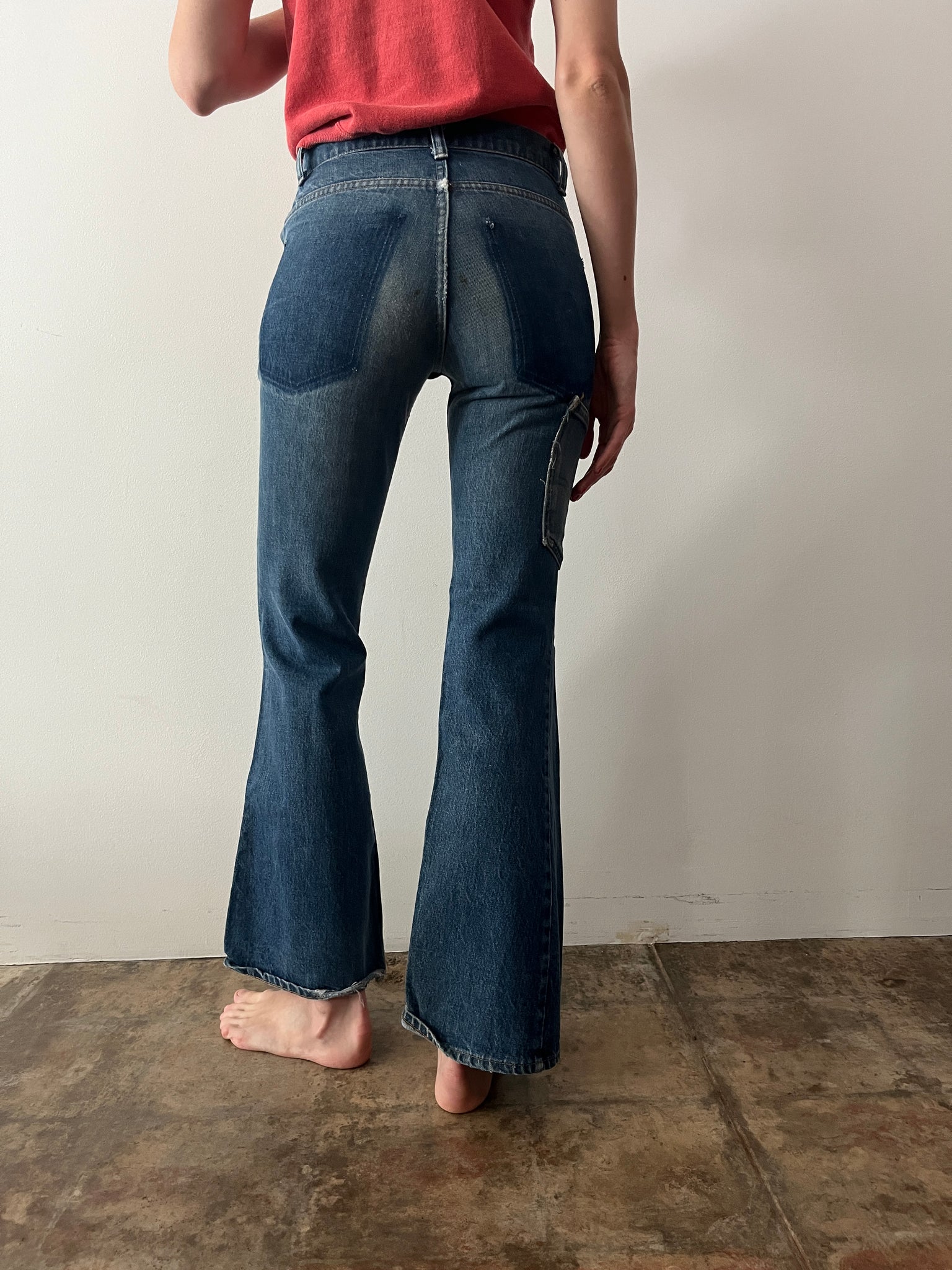 70s Levis 684 Bell Bottom Jeans – mothfood shop