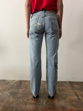 Double Knee Patchwork 501 Levis Jeans