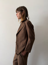50s Brown Japanese 3 pc Wool Suit