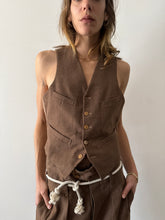 50s Brown Japanese 3 pc Wool Suit