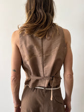 50s Brown Japanese 3 pc Wool Suit