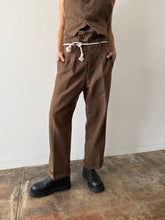 50s Brown Japanese 3 pc Wool Suit