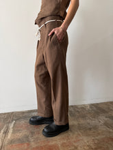 50s Brown Japanese 3 pc Wool Suit