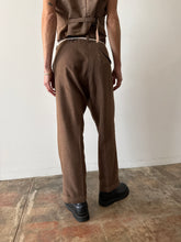 50s Brown Japanese 3 pc Wool Suit