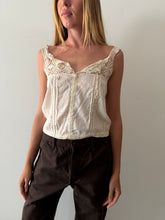 Antique Lace Silk Top