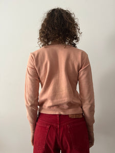 50s Pale Pink Faded Crewneck Sweatshirt