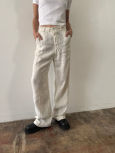 30s Irish Linen Side Buckle Pants