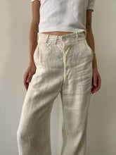 30s Irish Linen Side Buckle Pants