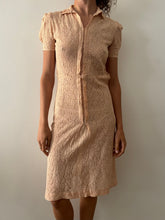 40s Floral Lace Dress