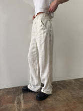 30s Irish Linen Side Buckle Pants