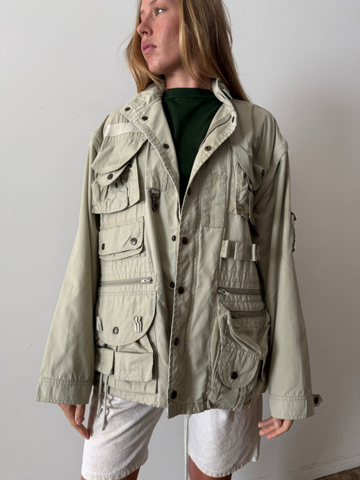 80s Fjall Raven Multi-Pocket Mountaineering Jacket