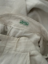 30s Irish Linen Side Buckle Pants