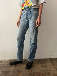 Early 90s Worn In 501 Jeans