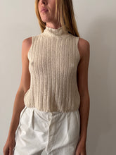 Ralph Lauren Cream Knitted Silk Top