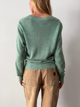 40s Thin Mint Handknit Sweater