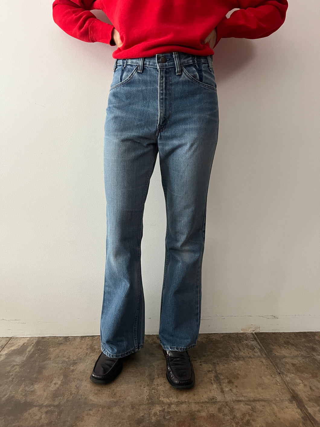 70s Levis Orange Tab Bell Bottom Jeans