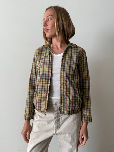 60s Reversible Plaid Jacket