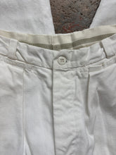 50s French White Trousers 25w