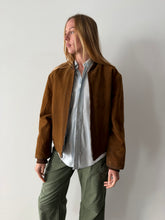 60s Insulated Japanese Faux Suede Bomber