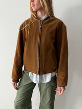 60s Insulated Japanese Faux Suede Bomber