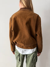 60s Insulated Japanese Faux Suede Bomber