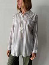 1910s Antique Striped Work Shirt