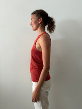 40s Red Satin tank