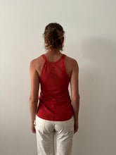 40s Red Satin tank